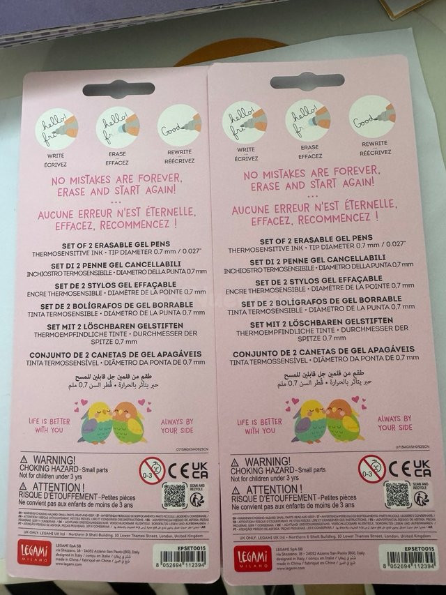 Bolígrafos Gel Legami Colección Exclusiva Armentia - foto 2
