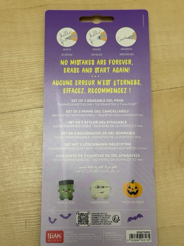 Bolígrafos coleccionables Legami edición Halloween 2023 - Armentia - foto 2