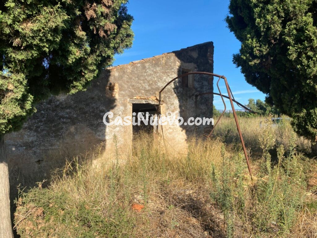 Finca con caseta de campo muy cerca del pueblo