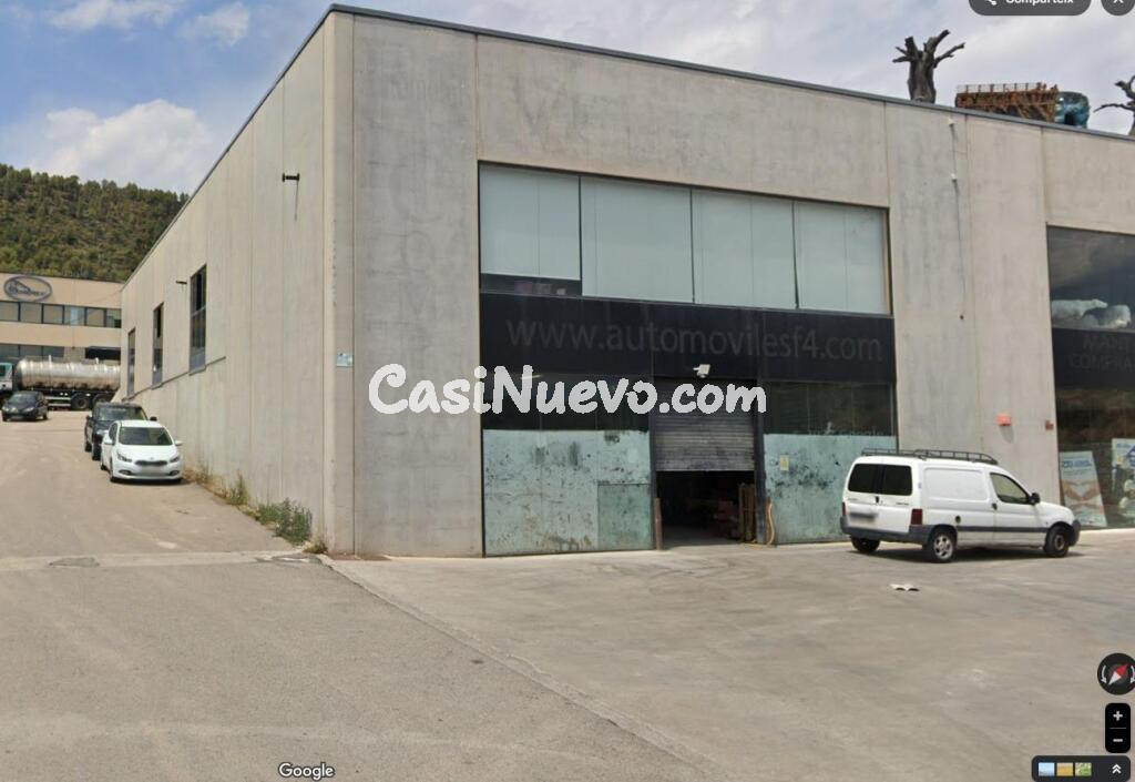 NAVE INDUSTRIAL DE ALQUILER EN ZONA PRIVILEGIADA DE LA C-55 EN CASTELLGALÍ A PIE DE CARRETERA