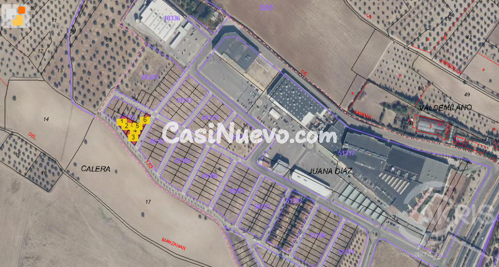 Terreno en venta en Olías del Rey de 266 m2