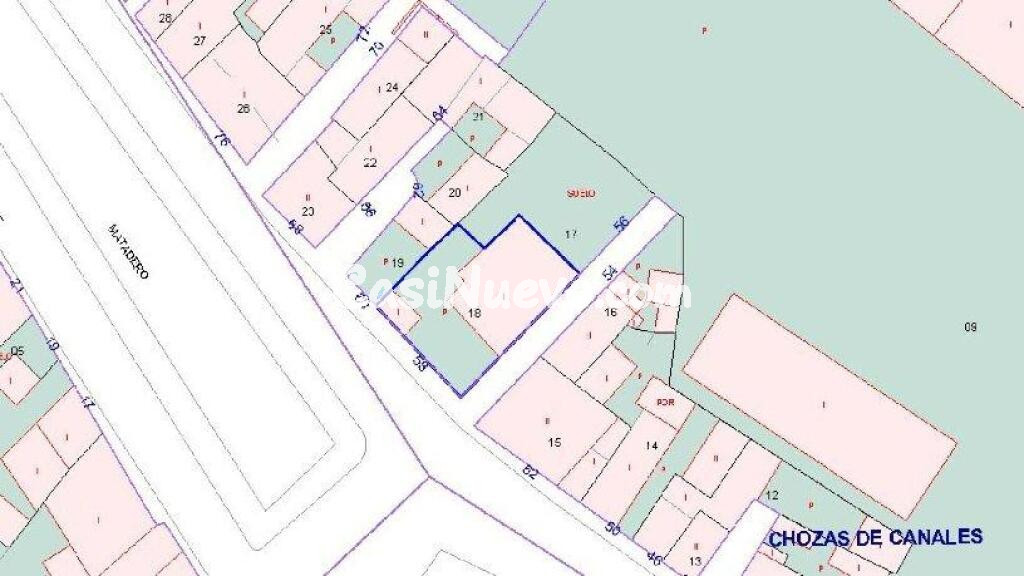 TERRENO URBANO EN CHOZAS DE CANALES **PRECIO A CONSULTAR**