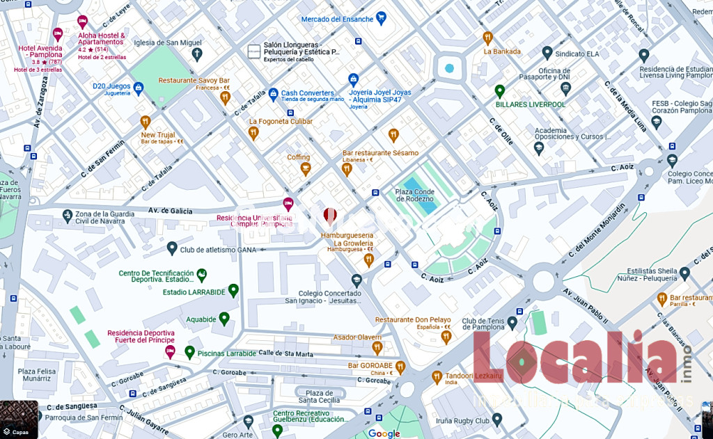 Local céntrico de 2 plantas en Pamplona, Navarra.