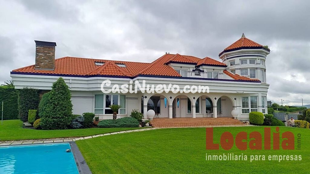 Extraordinario chalet con piscina en Suances, Cantabria