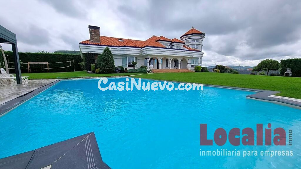 Extraordinario chalet con piscina en Suances, Cantabria
