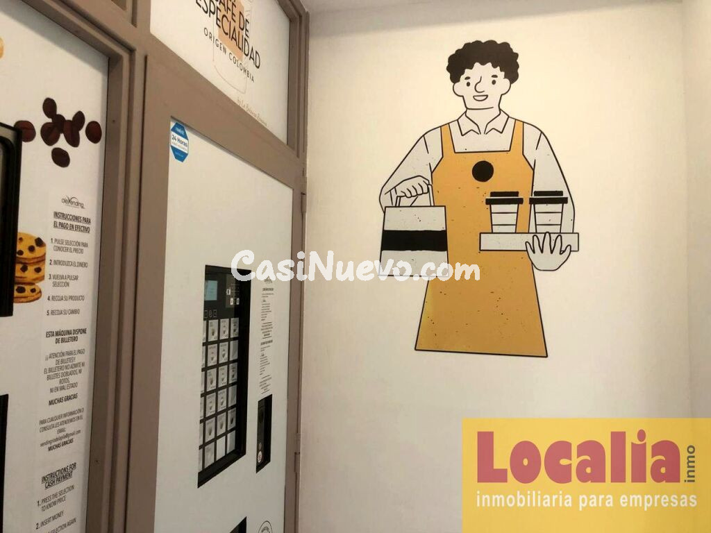 Local con negocio en funcionamiento en Santander.