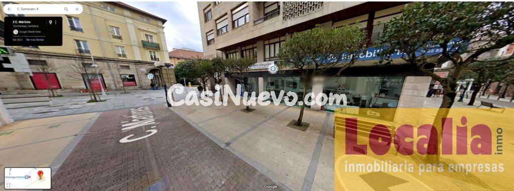 Local cerca de la plaza mayor en Torrelavega.