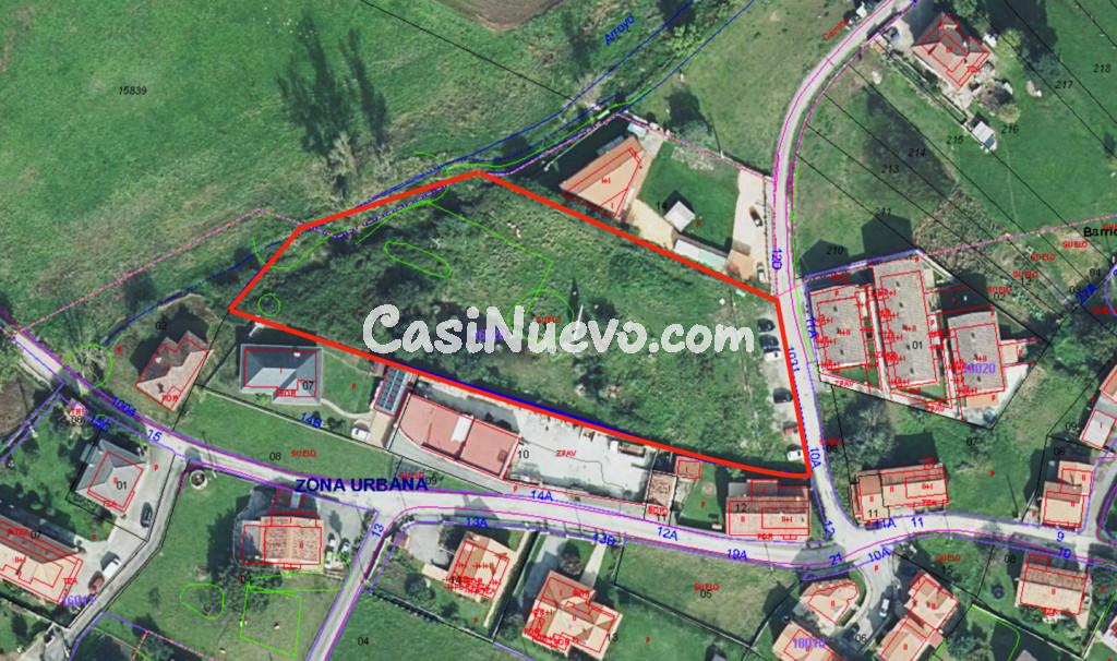 Suelo urbano de 5338m² en Renedo de Piélagos