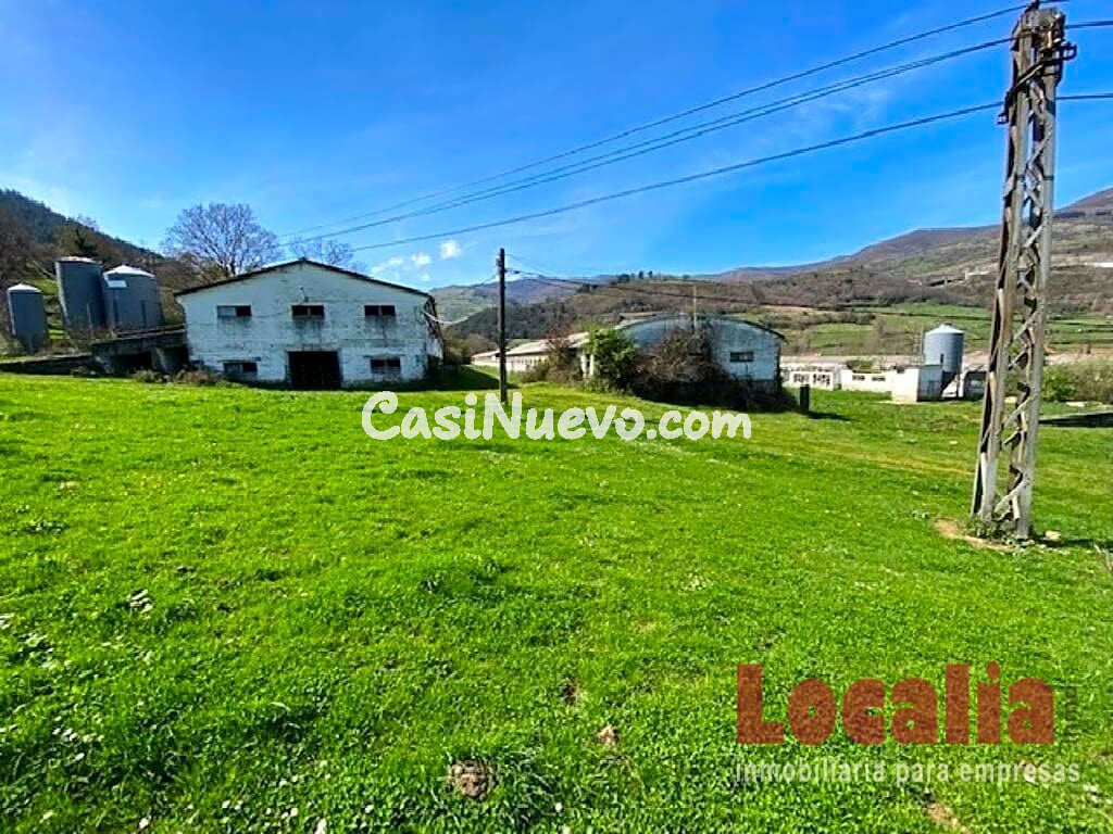 Nave industrial en pleno Bárcena de Pie de Concha.