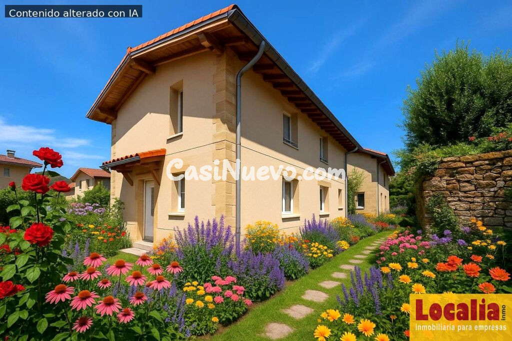 Chalet pareado con jardín en Argomilla de Cayón