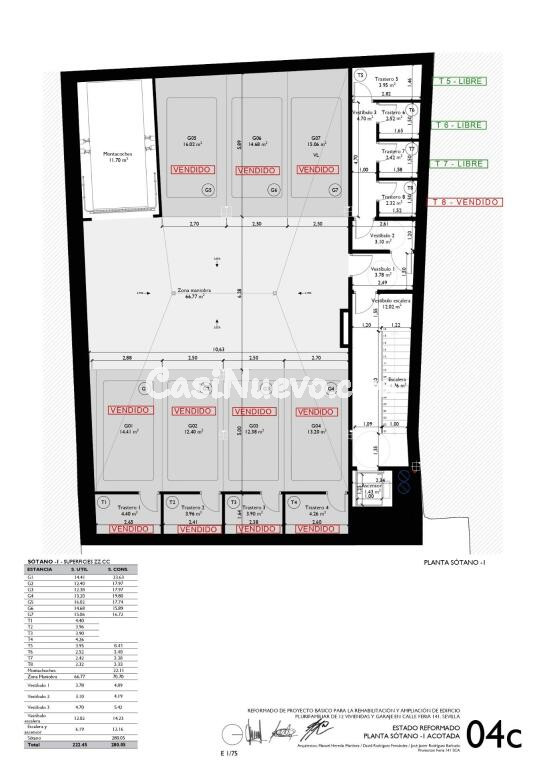 Gran oportunidad venta de garajes y trasteros en Calle Feria 141!!!