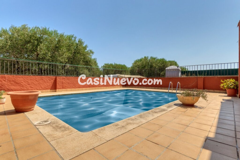 Casa Unifamiliar con piscina, con 369 m2 construidos sobre parcela de 500 m2.