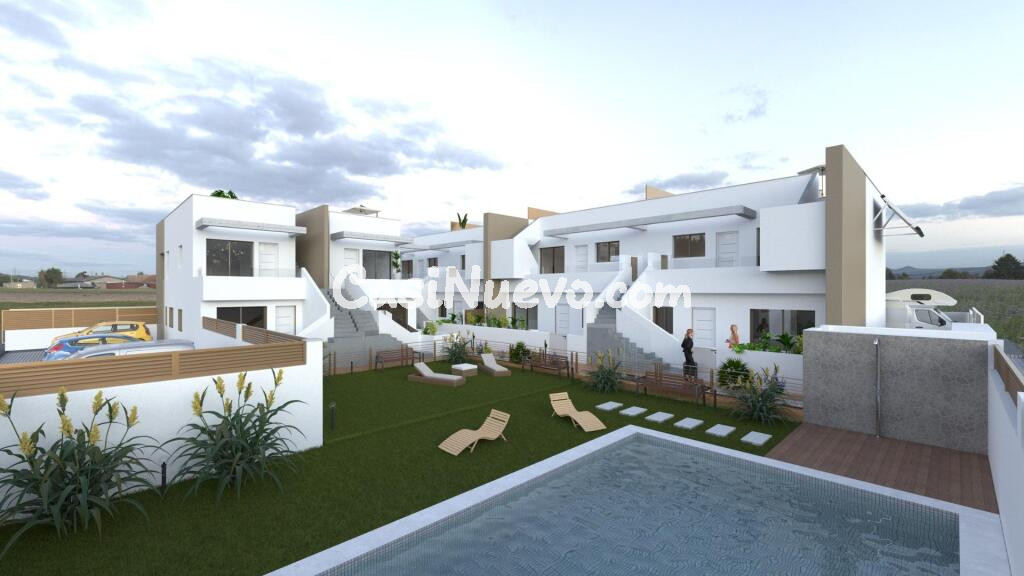 BUNGALOWS DE OBRA NUEVA EN PILAR DE LA HORADADA