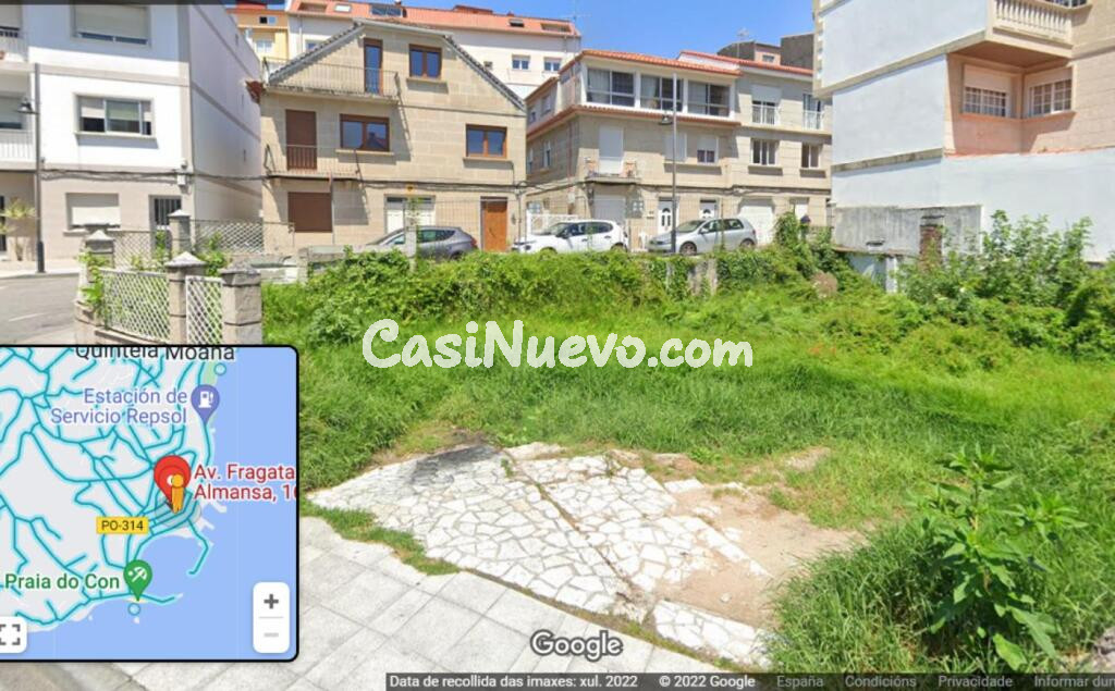 SOLAR EDIFICABLE CON PROYECTO PARA 13 VIVIENDAS. MOAÑA CENTRO.