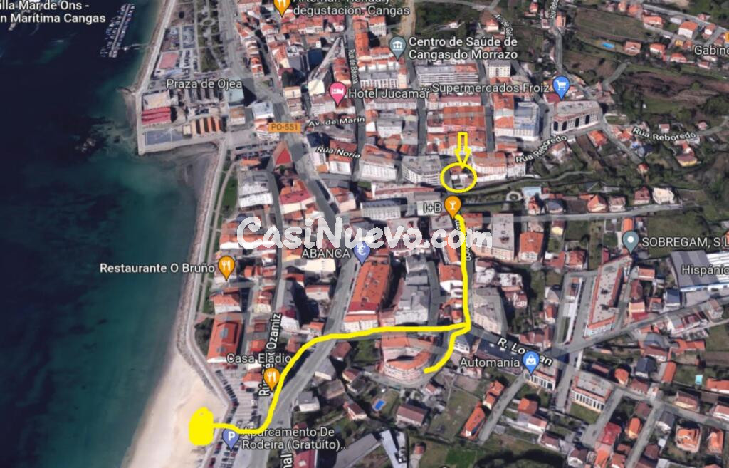 CASA UNIFAMILIAR de PLANTA BAJA en calle Reboredo 4. Cangas.