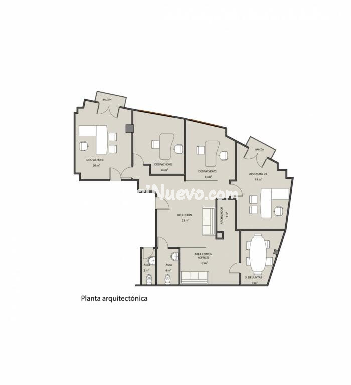 OPORTUNIDAD DE INVERSIÓN EN RENTABILIDAD Amplias oficinas en venta, en Rúa Colón. Excelentes vistas