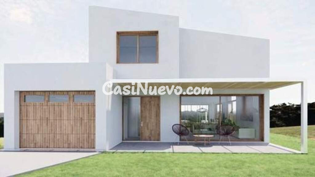 Casa de obra nueva en parcela de 990m2 totalmente plana