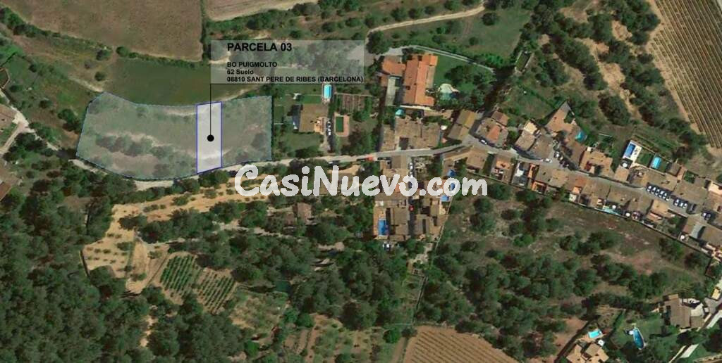 Parcela de 990m2 totalmente plana en la exclusiva zona de Puigmoltó