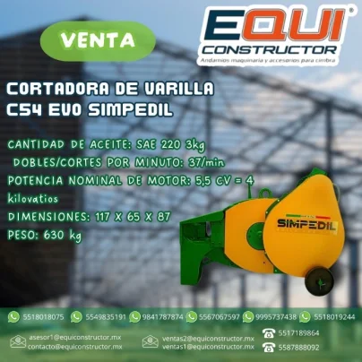 cortadora de varilla c54