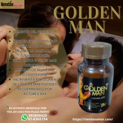 GOLDEN MAN SUPLEMENTO NATURAL DESARROLLO VIRIL, POTENCIA SEXUAL
