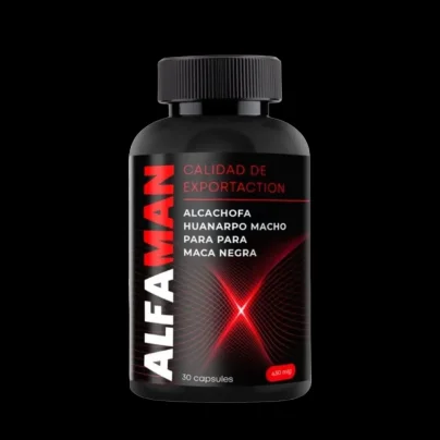 ALFA MAN  ECHA CON PRODUCTOS NATURALES