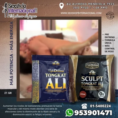 TONGKAT ALI Y TONGKAT ALI SCULPT (CAFÉ DIVINA)– LOS OLIVOS