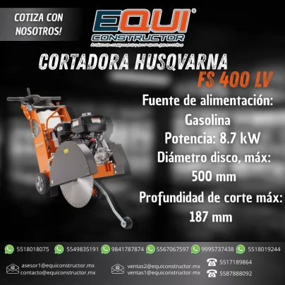 cortadora husqvarna fs 400 lv