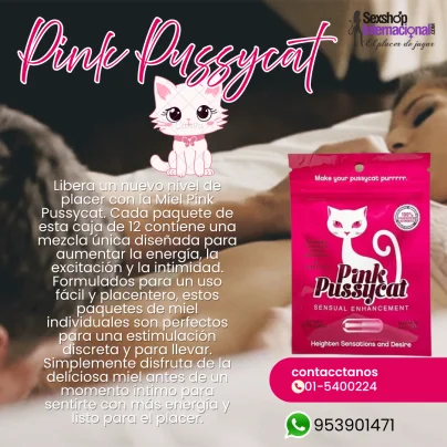 gatito rosa-pastilla para la mujer-
