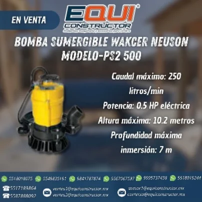 Bomba Sumergible Wakcer Neuson