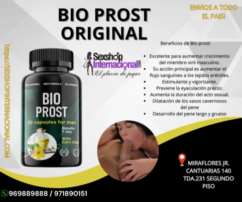 BIO PROST ORIGINALPOTENCIA TU VIDA SEXUAL-AUMENTA TAMAÑO DE TU PENE