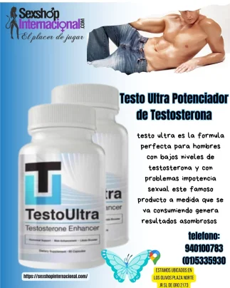 TESTO ULTRA Y SUS PODEROSO RESULTADO AL 100%