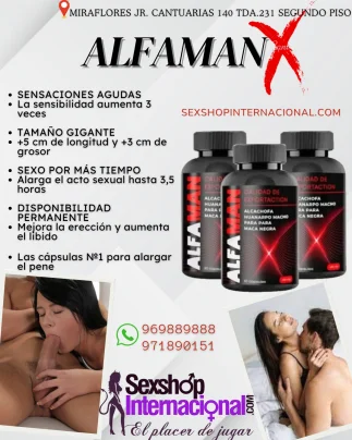 ALFAMAN ORIGINAL POTENCIA TU VIDA SEXUAL- MIRAFLORES LIMA