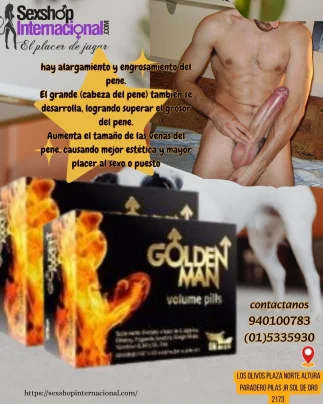 Golden Man para hombres que deseen tener el pene mas grande