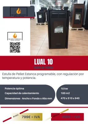 estufas de pellet - oferta de liquidación