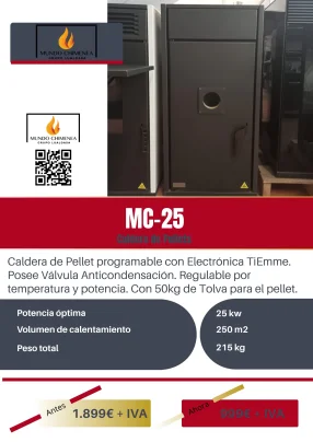 hidroestufas y caldera de pellet - oferta de liquidación