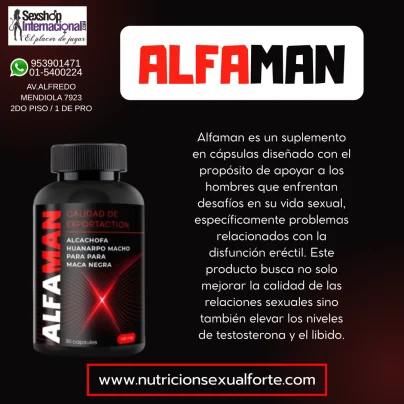 Alfaman es un suplemento en cápsulas los olivos