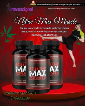 Nitric Max Muscle para hombres deportistas