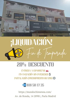 chimeneas en liquidación