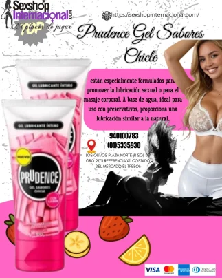 Prudence Gel Sabores Chicle 100g