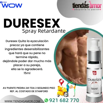 Duresex Spray Retardante el deseo sexual y retardan la eyaculación