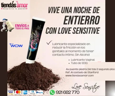 LOVE SENSITIVE Gel Lubricante Íntimo LOVE SENSITIVE Soluble en Agua T