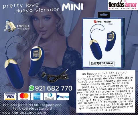 Huevo vibrador Mina 10 Funciones de vibración 9 Niveles de velocidad