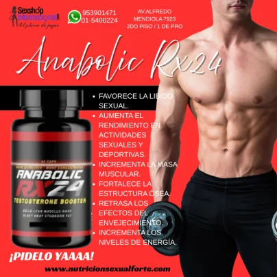 ANABOLIC RX24-100%TESTOSTERONAS-LOS OLIVOS-