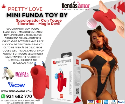 Succionador Con Toque Eléctrico – Magic Devil orgasmos con una varieda