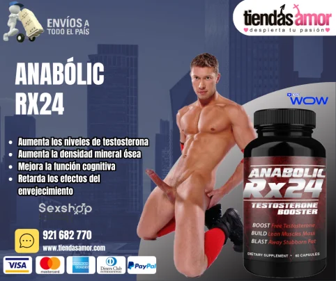 Anabólico Rx24 potencia sexual es 100% natural y segura