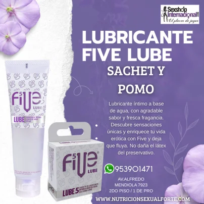 LUBRICANTES-FIVE LUBE-SEXSHOP-OLIVOS-