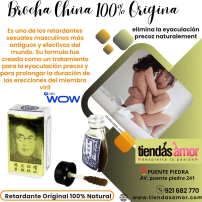 Retardante Brocha china Esta mezcla oriental de hierbas aromaticas