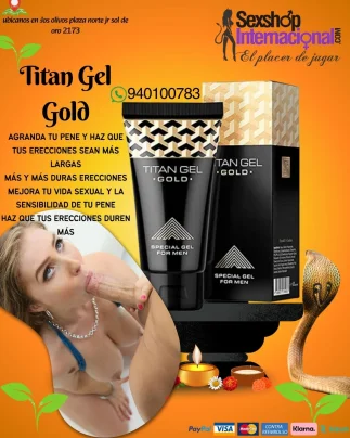 EL MEJOR DESARROLLADOR QUE TE OFRECEMOS TITAN GEL DORADO