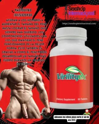 Virility Ex, es  para incrementar el tamaño de su pene