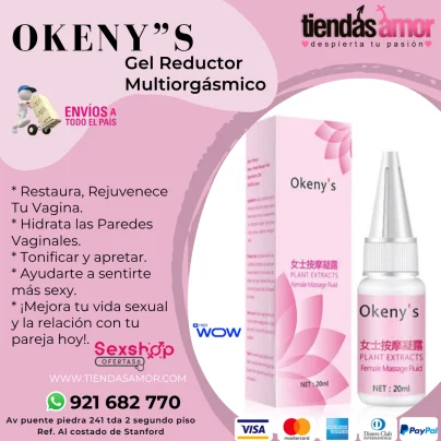 Okeny s Gel Reductor Multiorgásmico aumento en el disfrute sexual